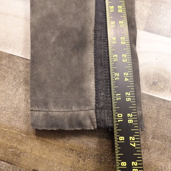 Rock & Republic Faux Leather Moto Jacket Men’s Large Gray Distressed Biker - Picture 10 of 15